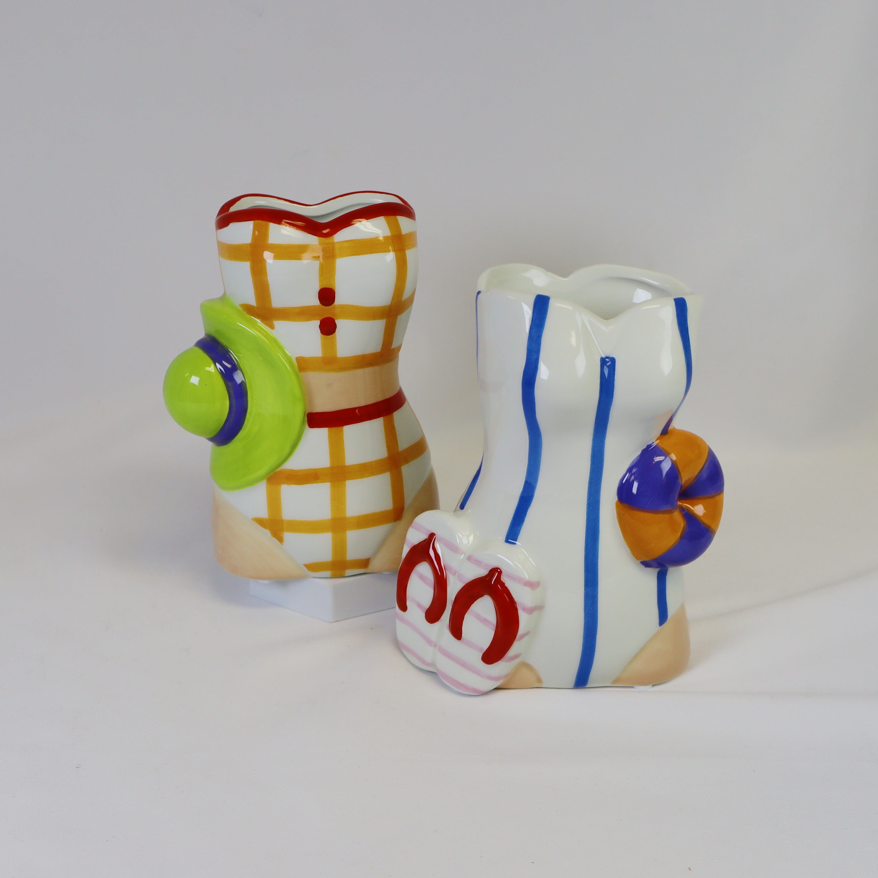 Ceramic Swimsuit Vase