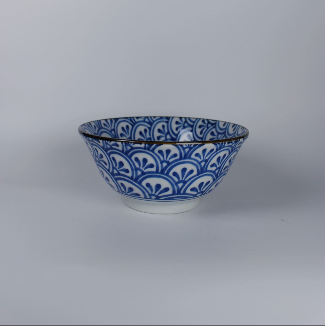Oriental Porcelain Blue and White Bowl
