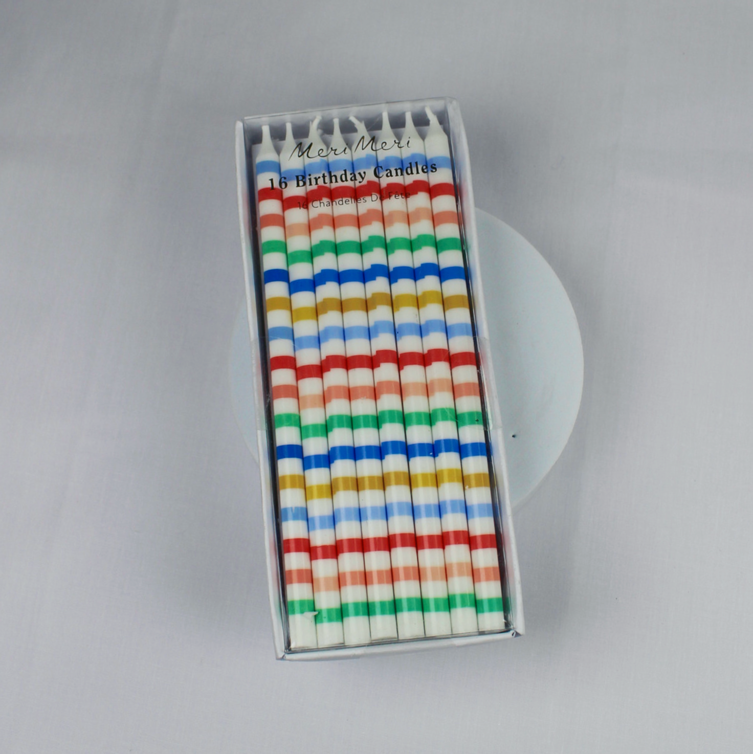 Multi Stripe Candle