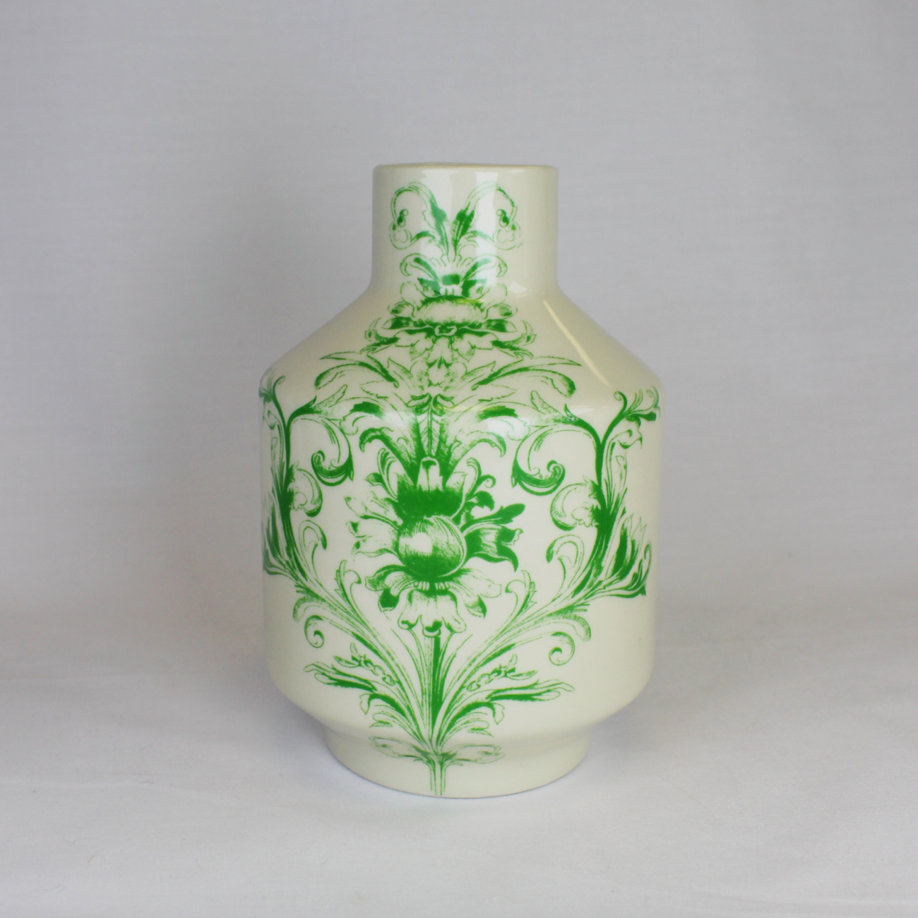 Stoneware Floral Vase