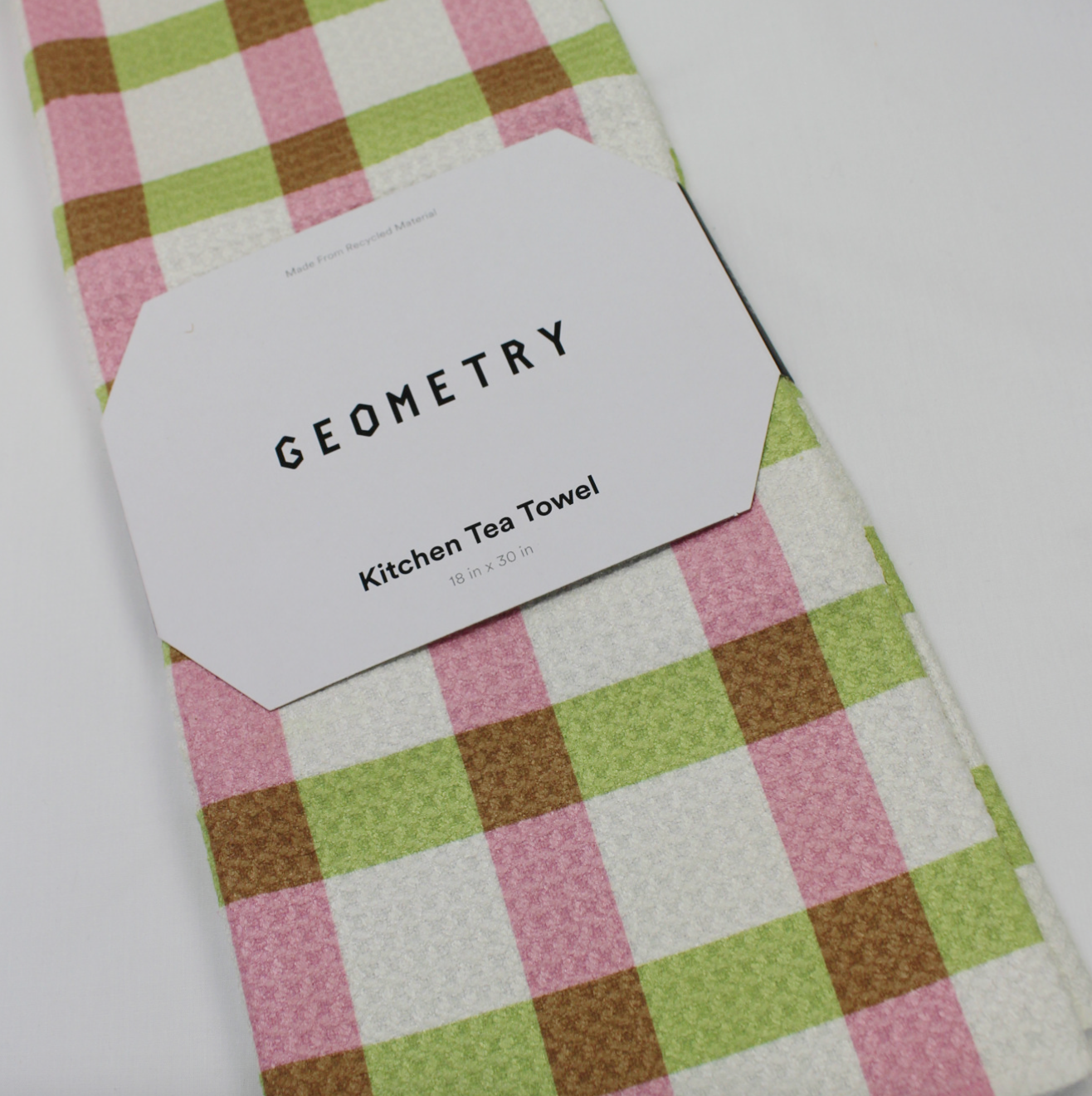 Geometry Patricia Plaid Tea Towel