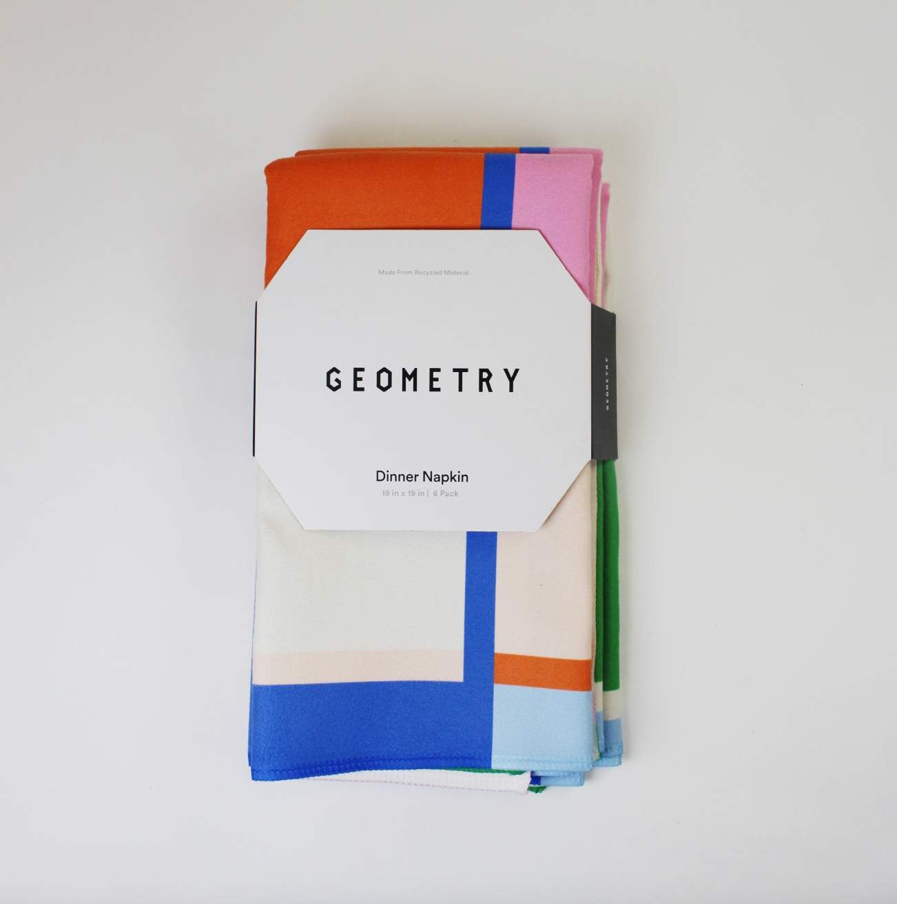 Grid Geometry Dinner Napkin Set