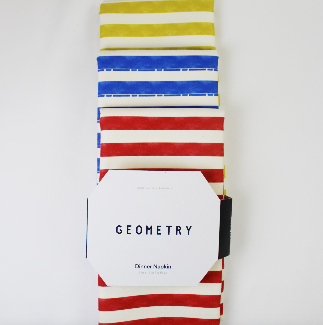 Geometry Bauhaus Stripe Dinner Napkin Set
