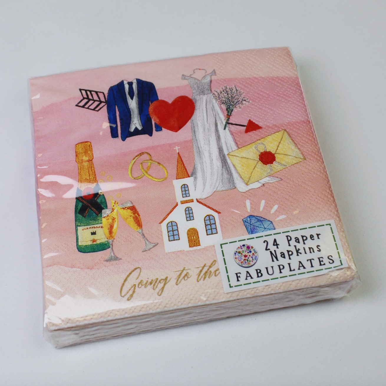 Going to the Chapel Cocktail Napkins