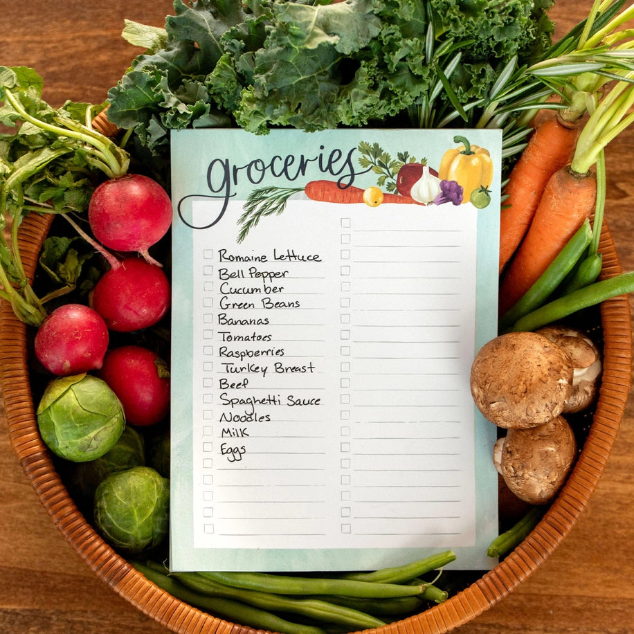 In The Garden Market List Notepad