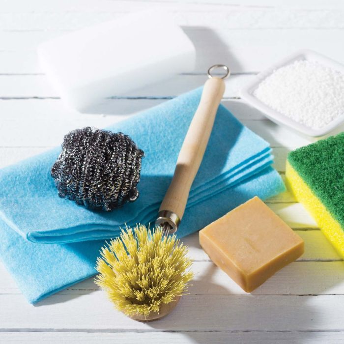 Natural Veggie and Dish Scrub Brush