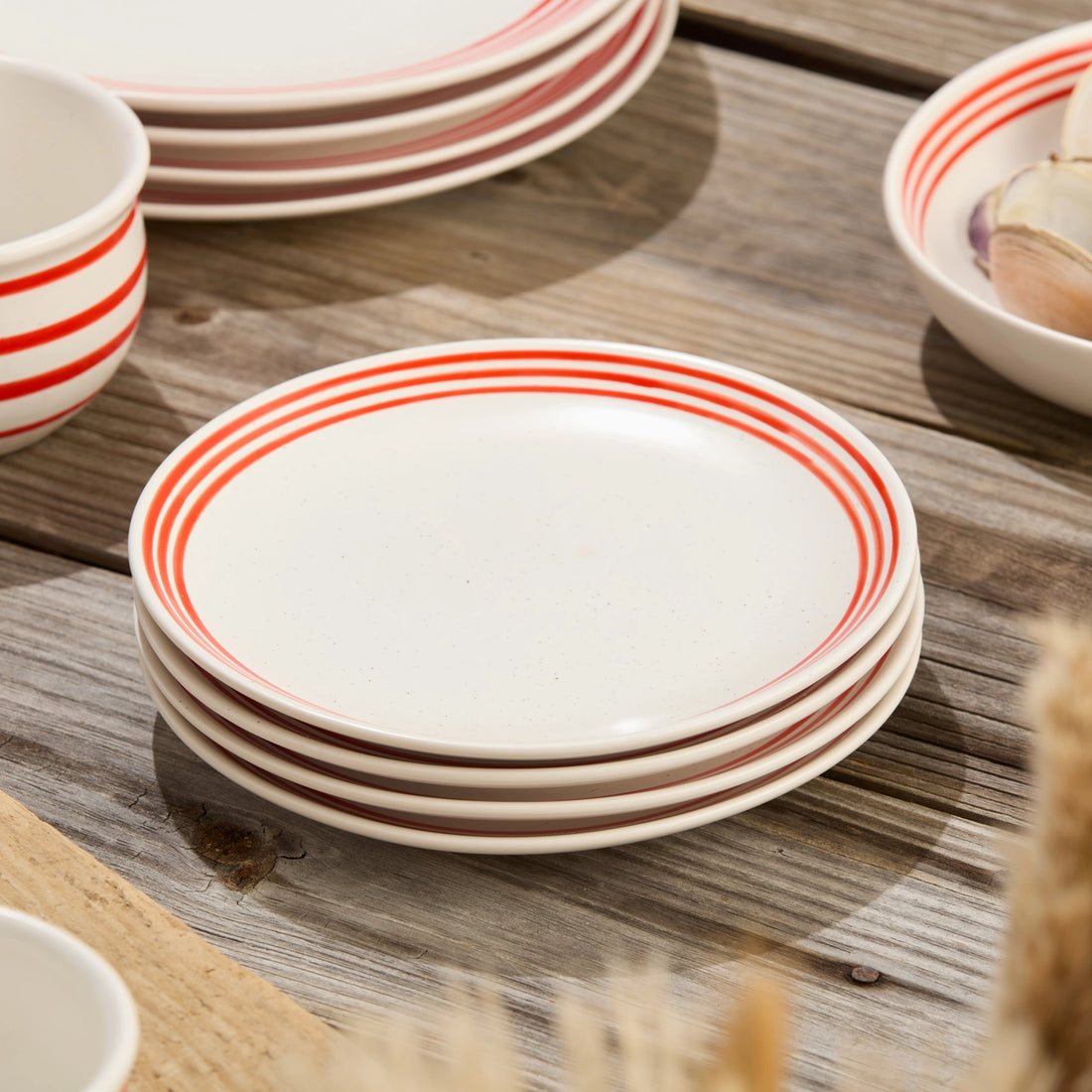 Dockside Red Salad Plate