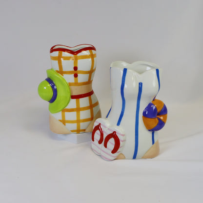 Ceramic Swimsuit Vase