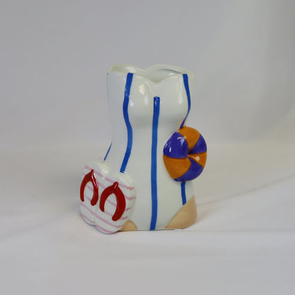 Ceramic Swimsuit Vase