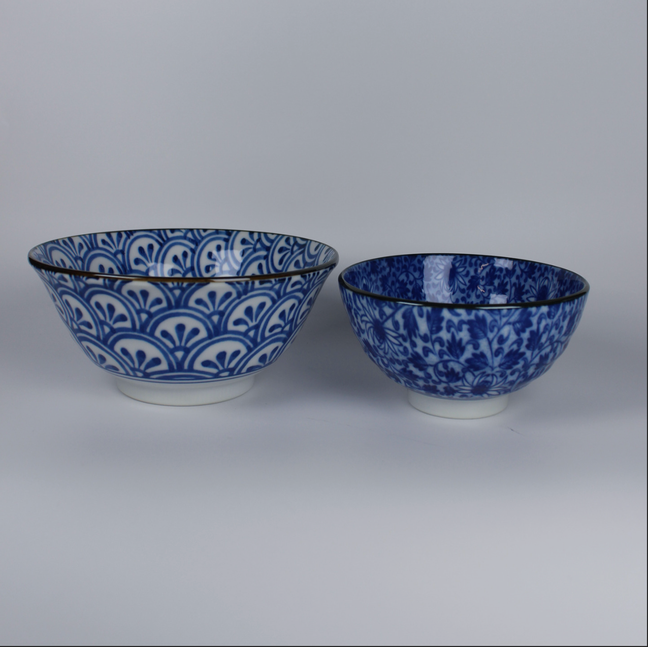 Oriental Porcelain Blue and White Bowl
