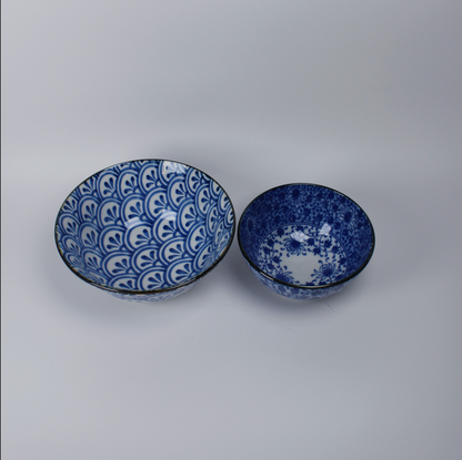 Oriental Porcelain Blue and White Bowl