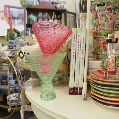Dotted Margarita Glasses