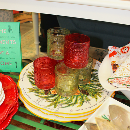 Hobnail Beaded Drinking Glasses