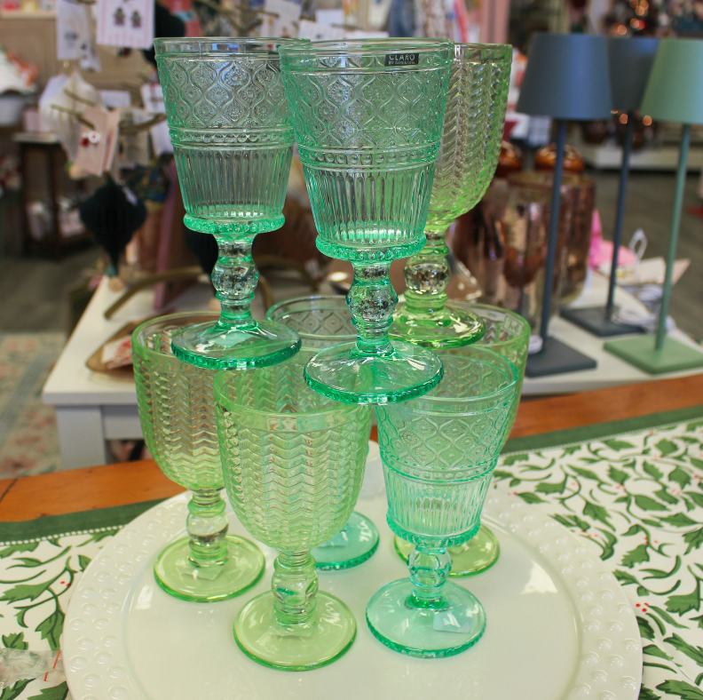 Green Claro Goblet