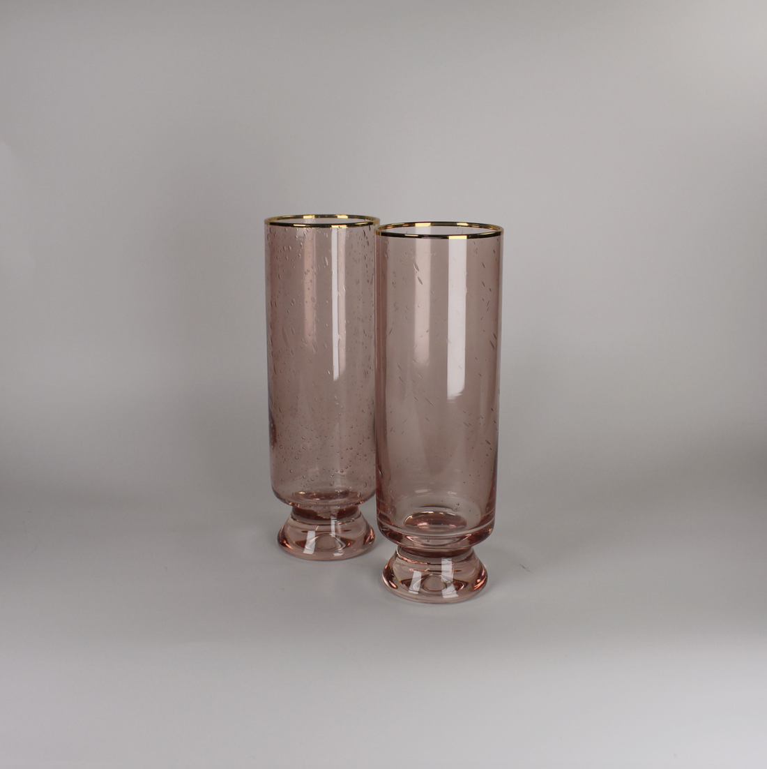 Tall Gold Rimmed Glass