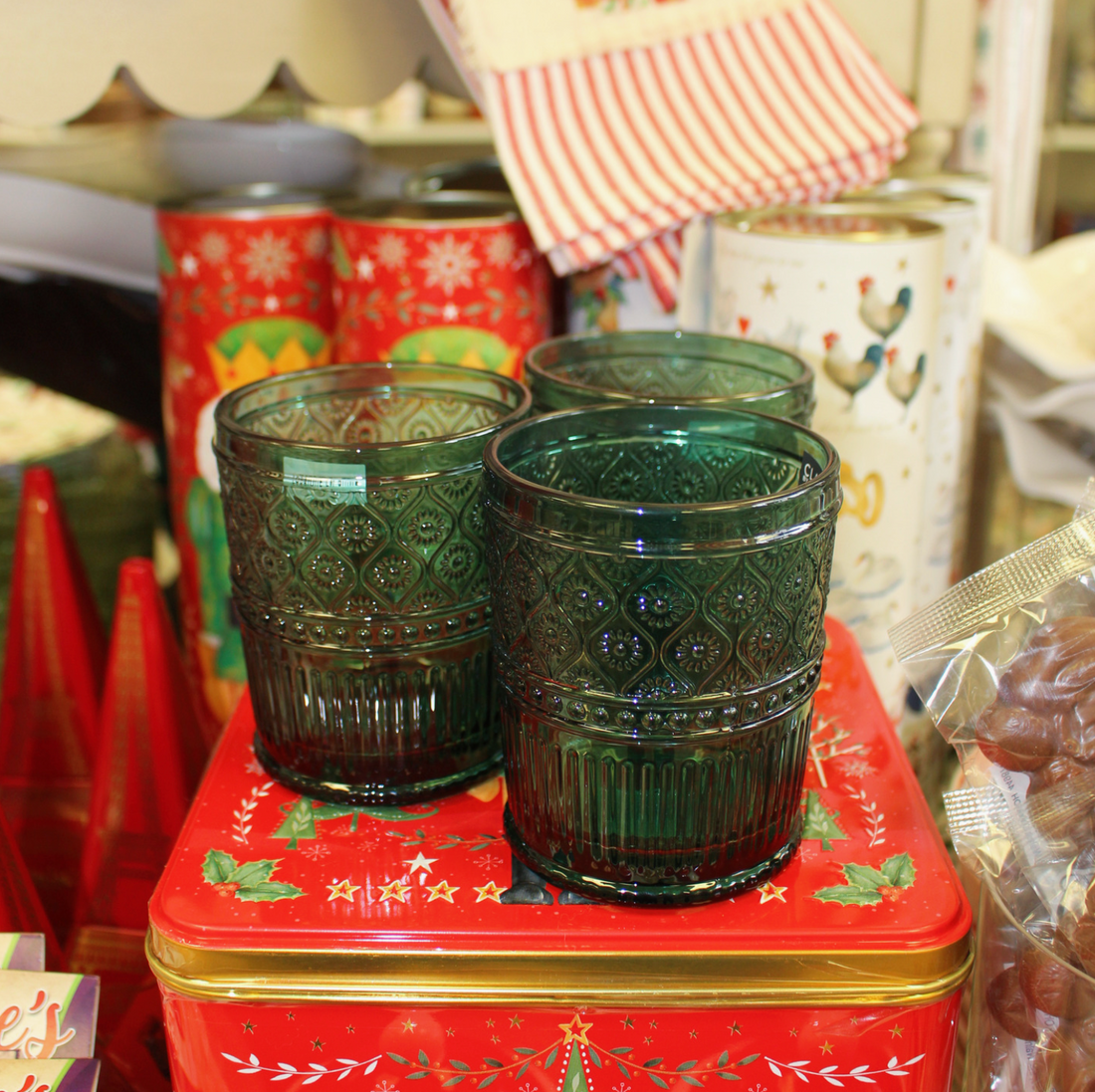 Dark Green Double Old Fashion