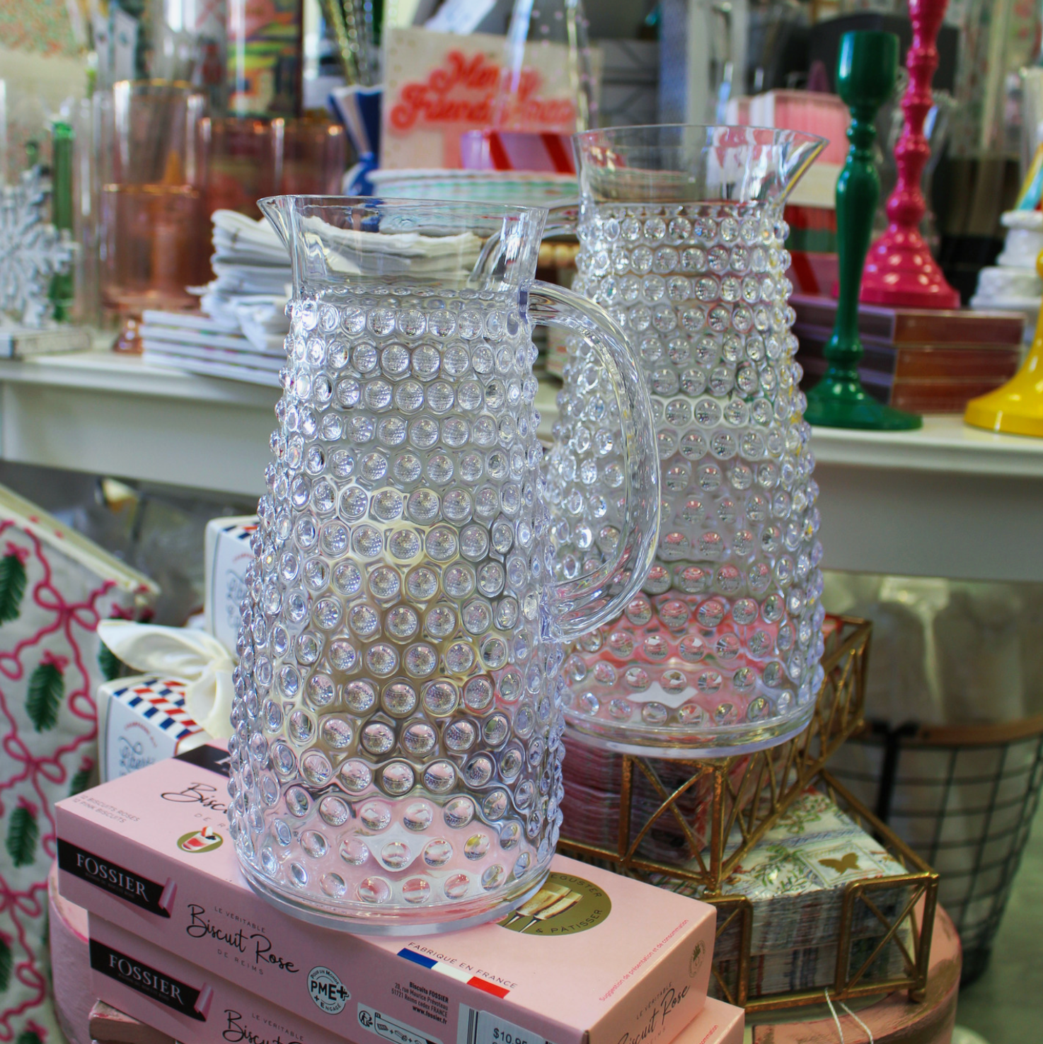 1.75qt. Hobnail Pitcher