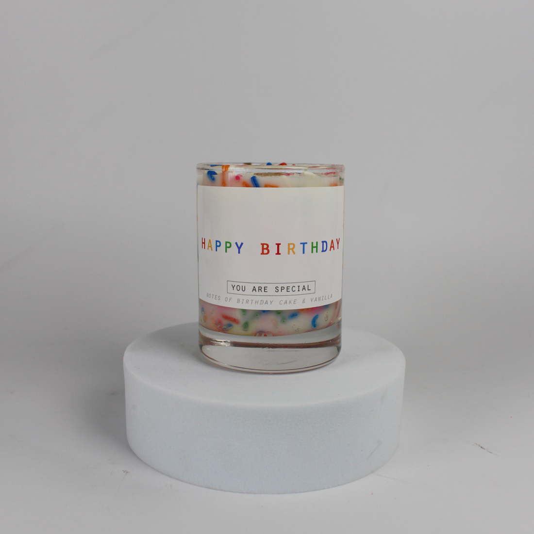 Confetti Birthday Candle