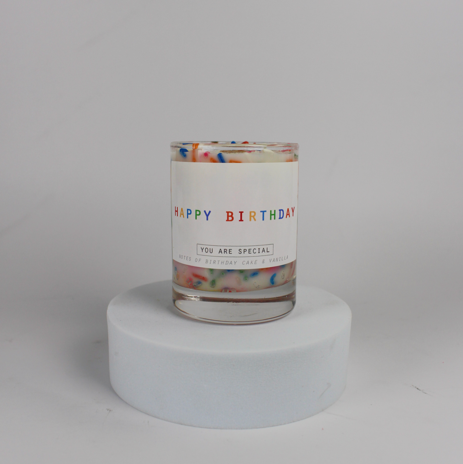 Confetti Birthday Candle