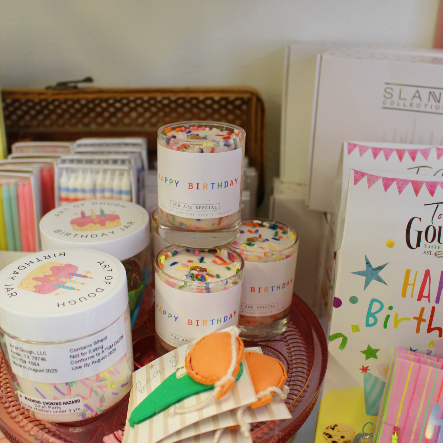 Confetti Birthday Candle