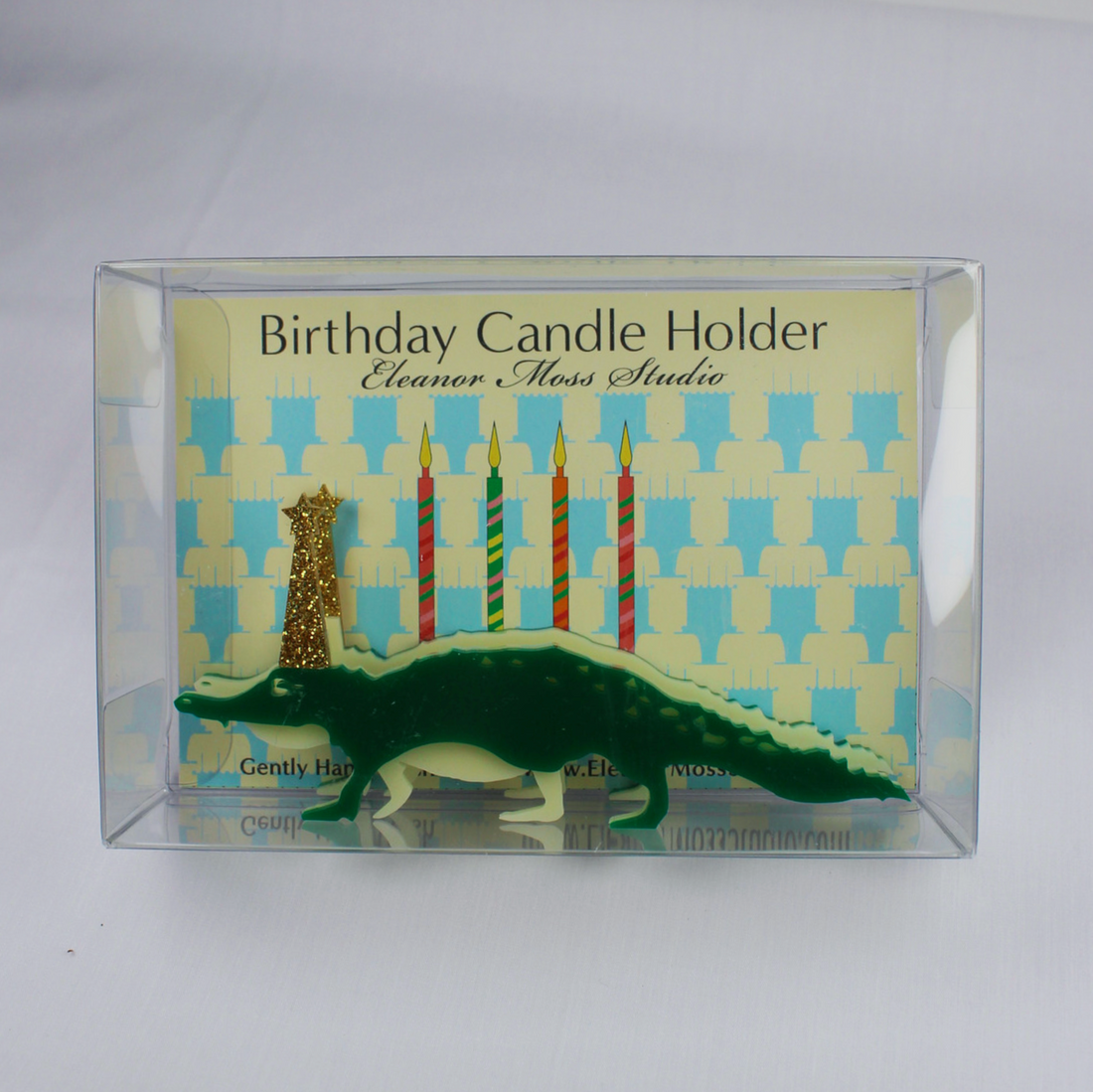 Alligator Birthday Candle Holder