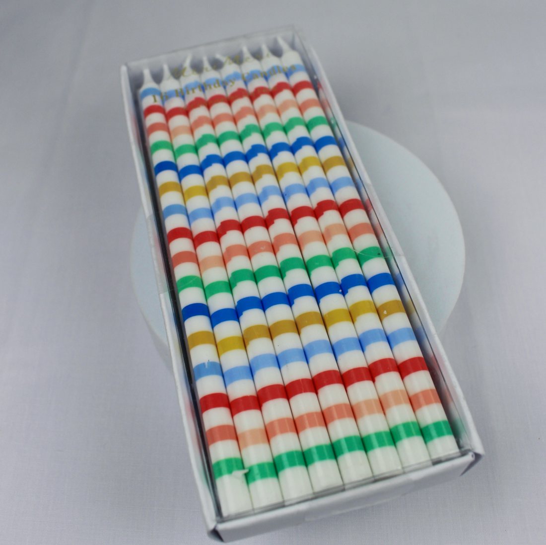 Multi Stripe Candle