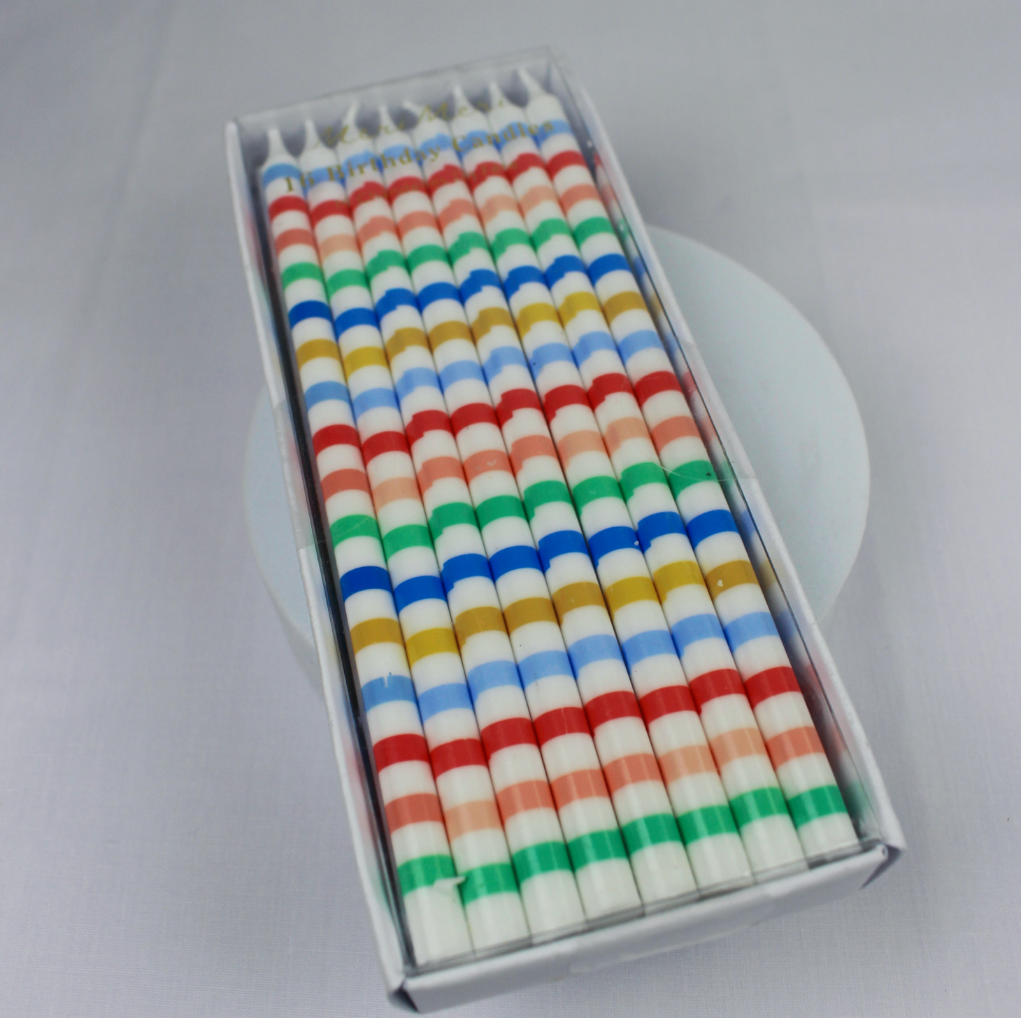 Multi Stripe Candle