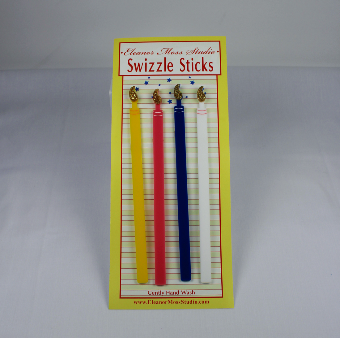 Happy Birthday Candles Swizzle Sticks