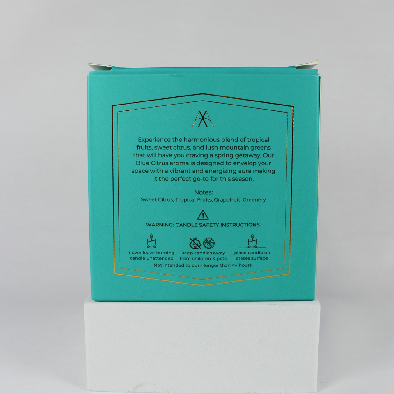 Blue Citrus Candle