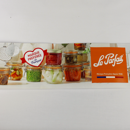 750ml French Glass Preserving Jar