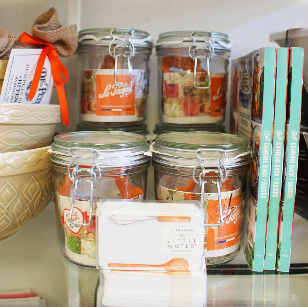 750ml French Glass Preserving Jar