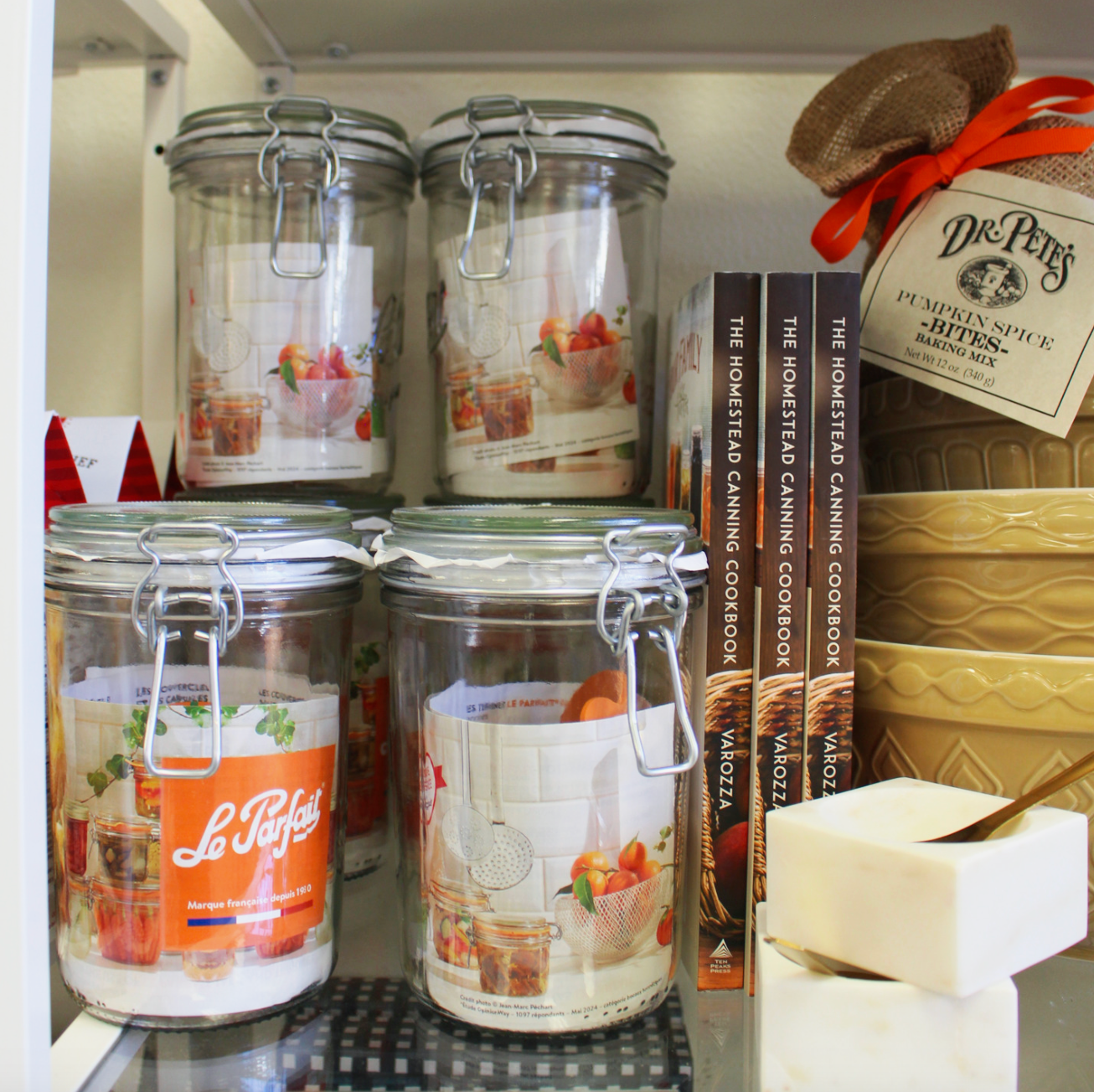 1L French Glass Preserving Jar