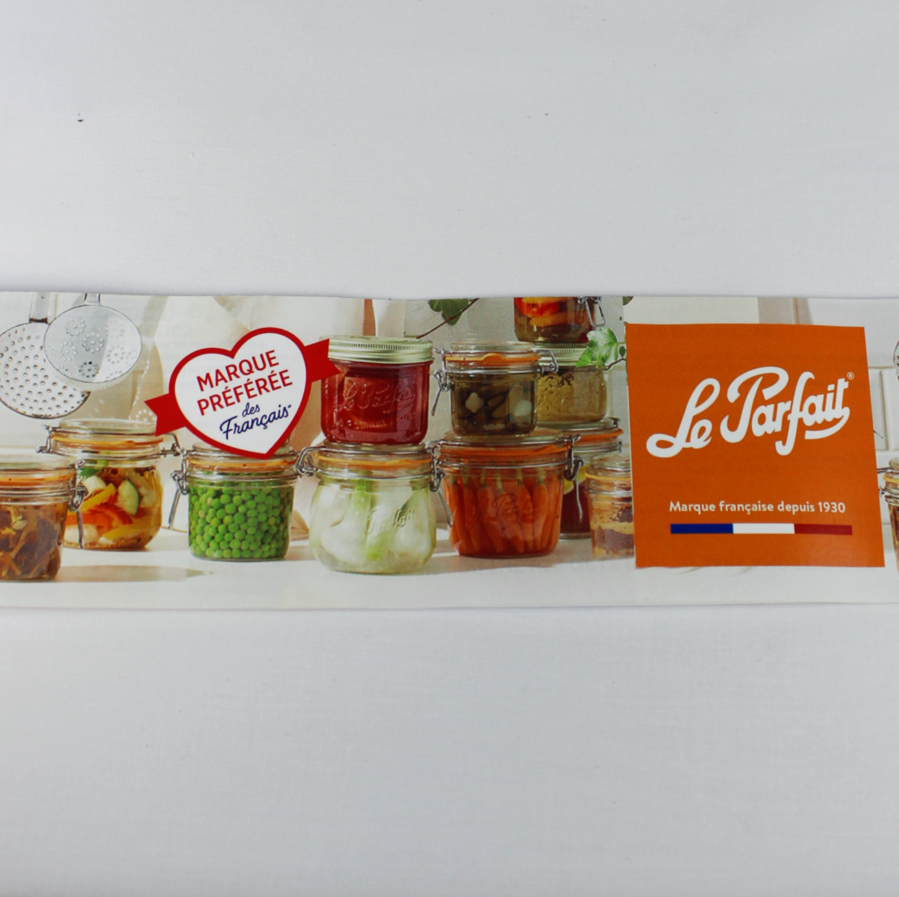 1L French Glass Preserving Jar