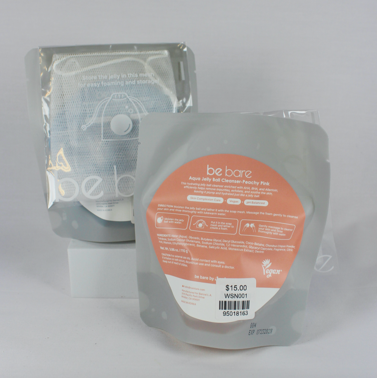 Be Bare Aqua Jelly Ball Cleanser