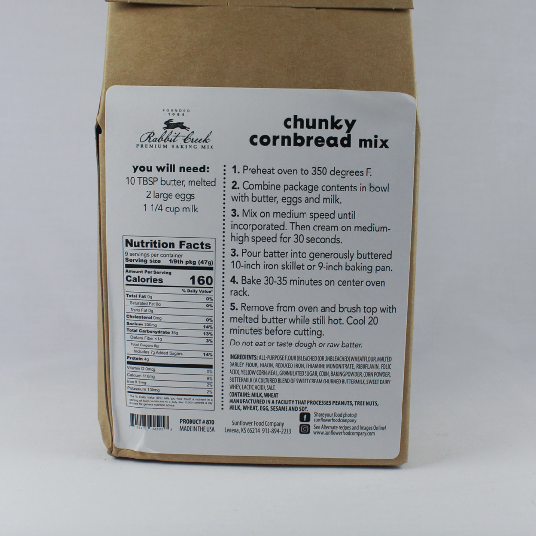 Savory Chunky Cornbread Mix