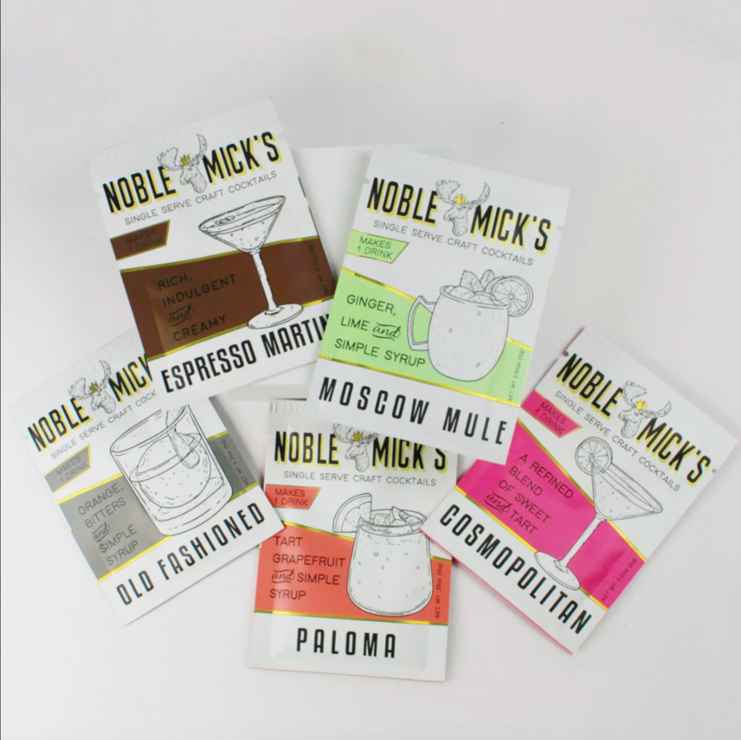 Single Serve Craft Cocktail Mixes