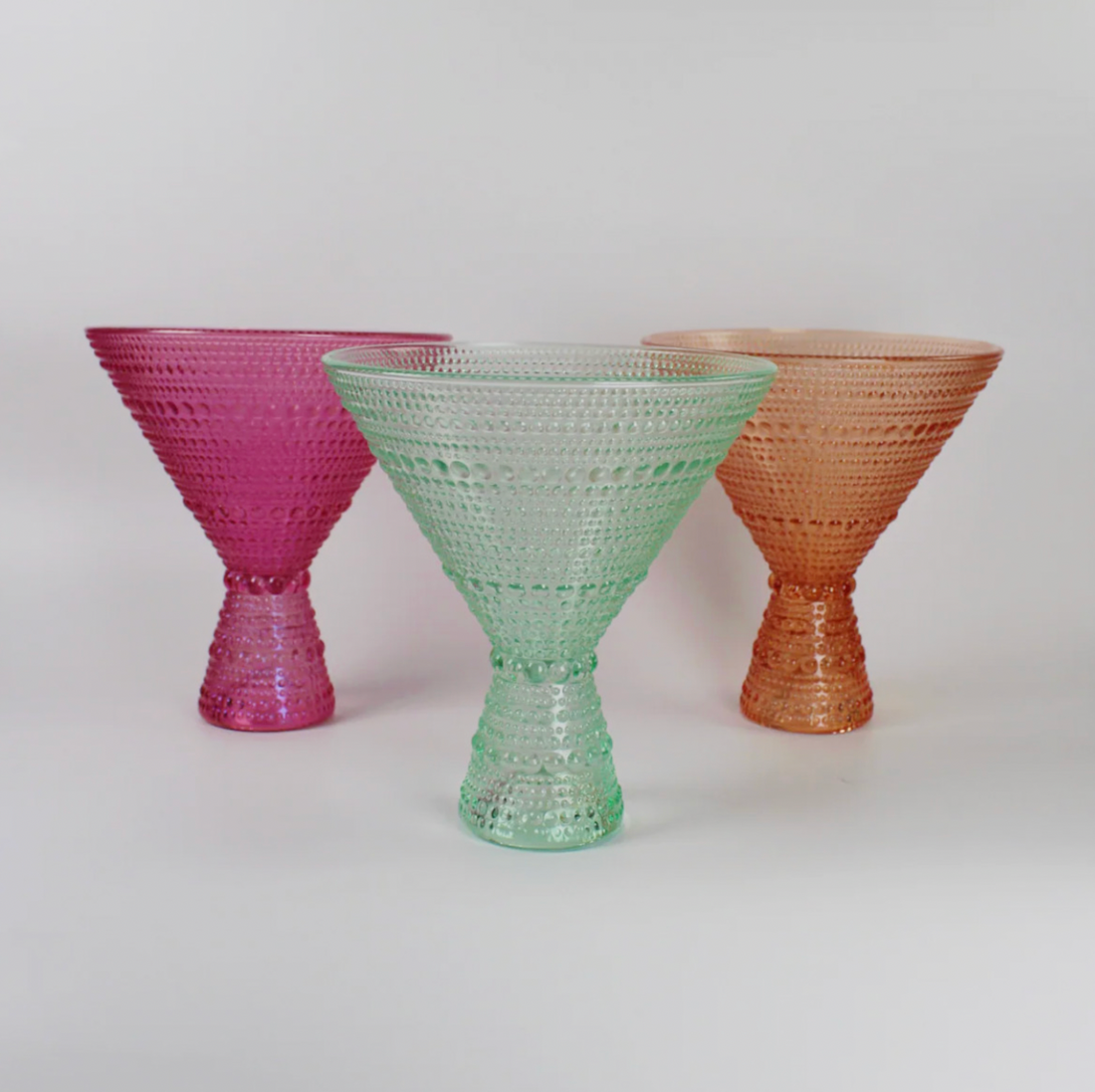 Dotted Margarita Glasses