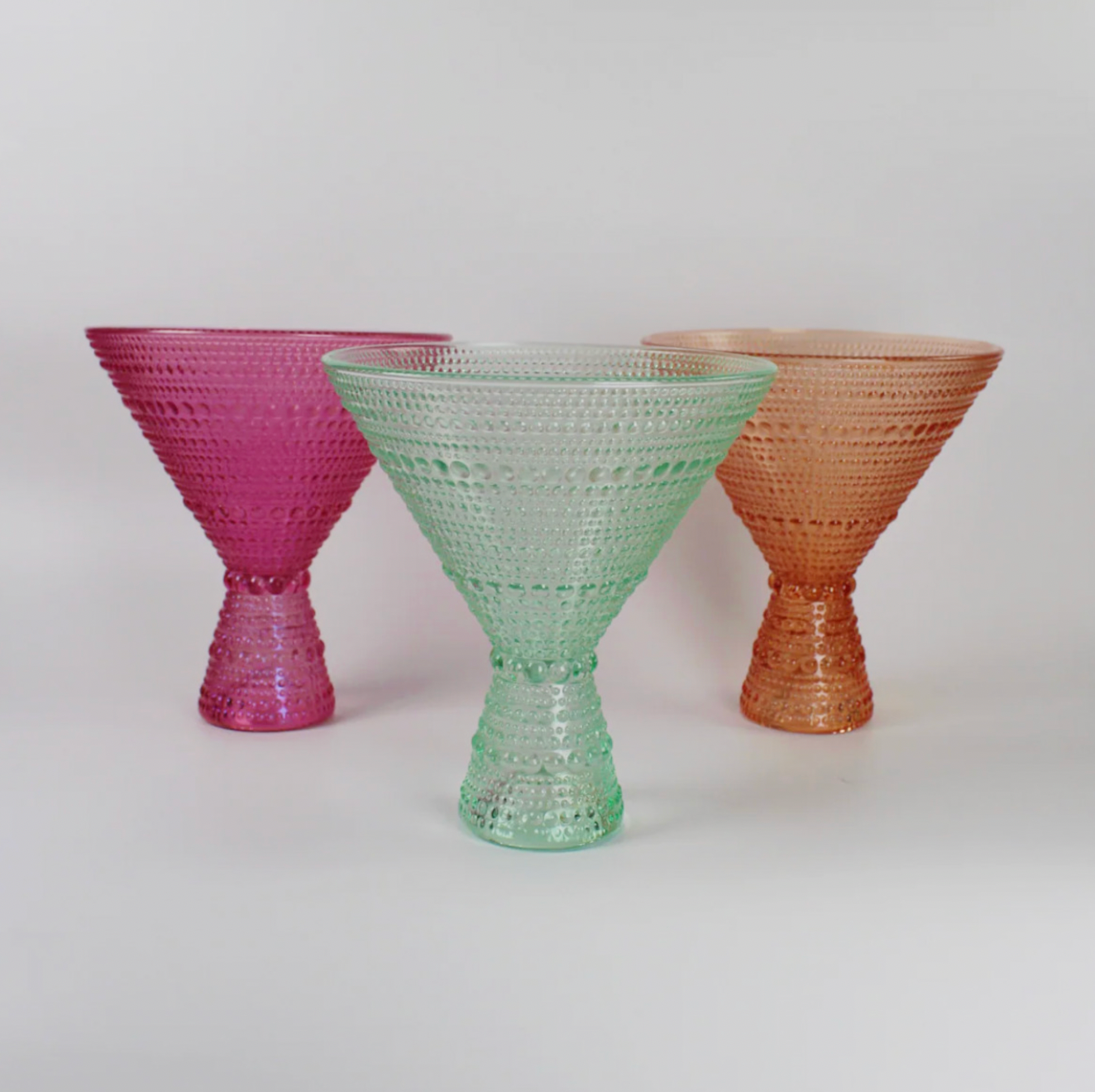 Dotted Margarita Glasses