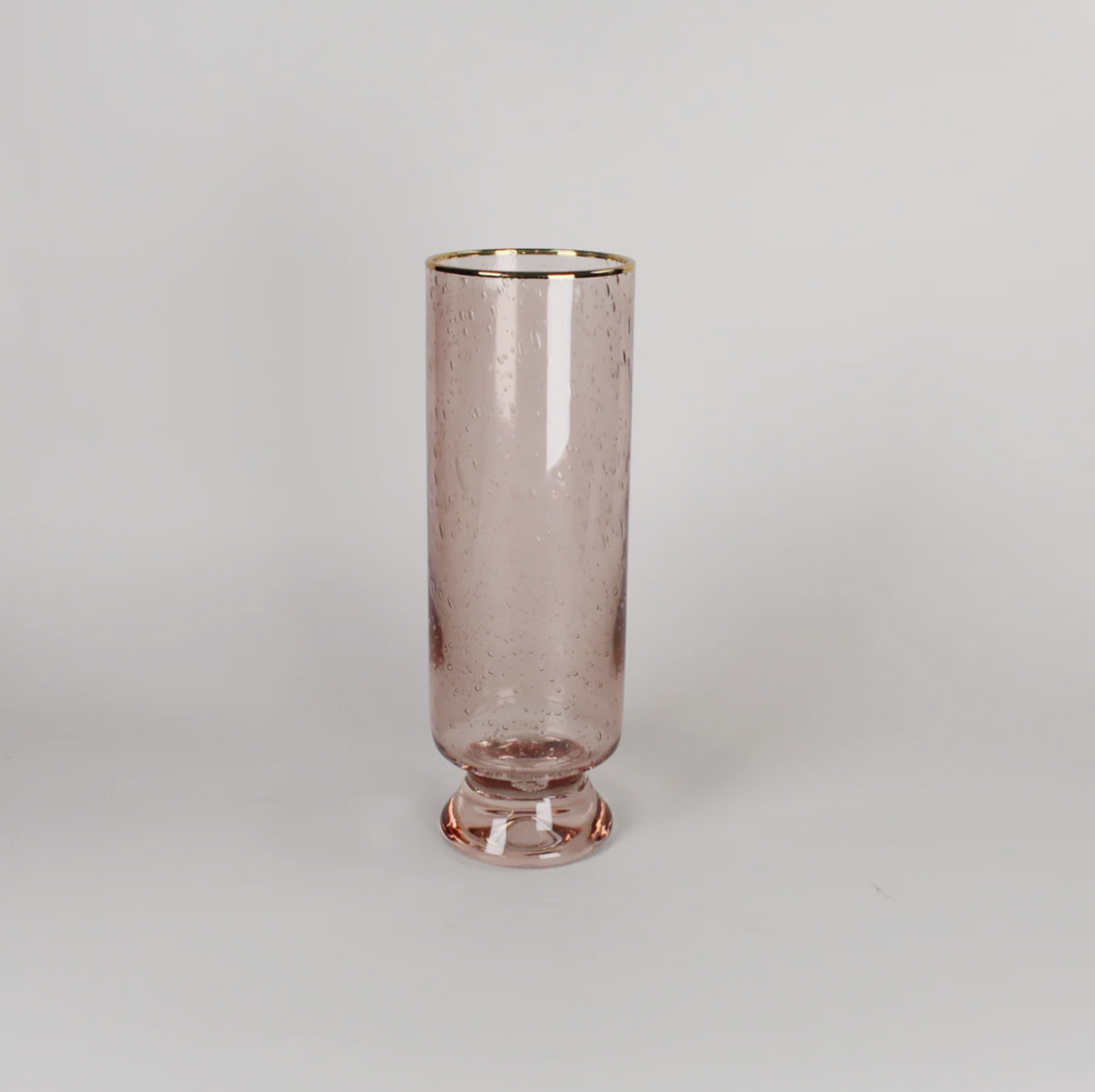 Tall Gold Rimmed Glass