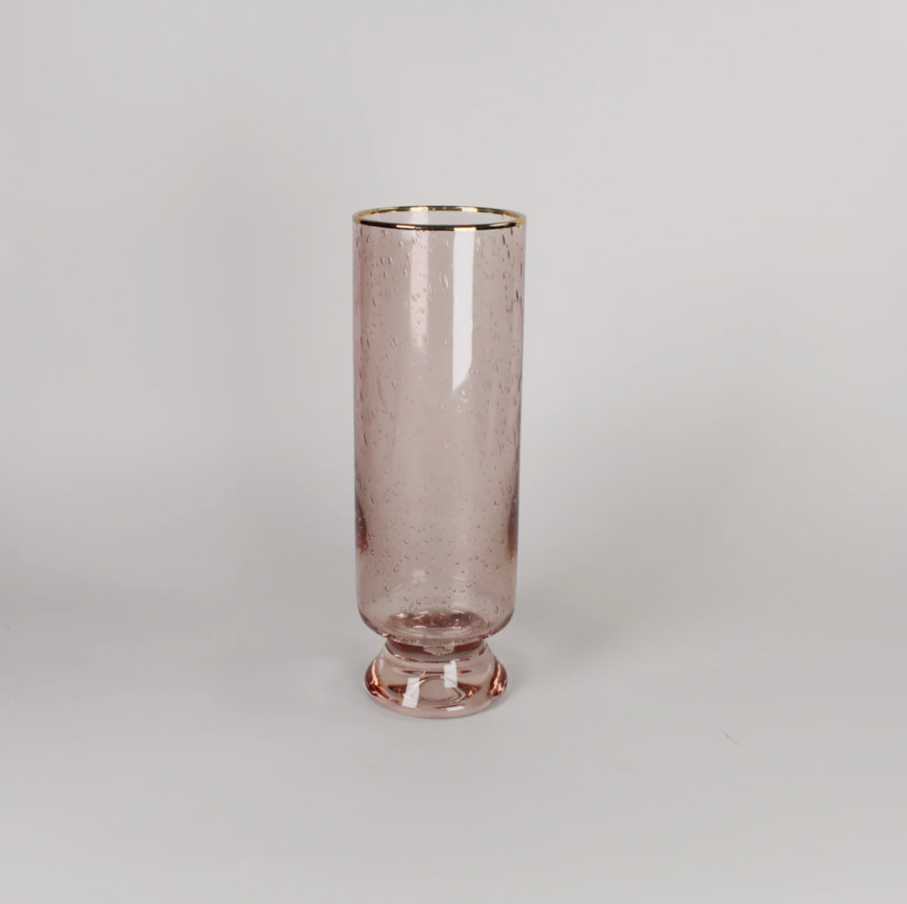 Tall Gold Rimmed Glass