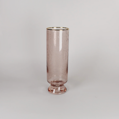 Tall Gold Rimmed Glass