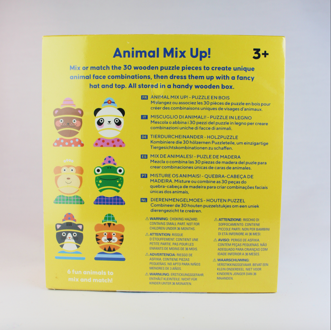 Animal Mix Up! Wooden Puzzle