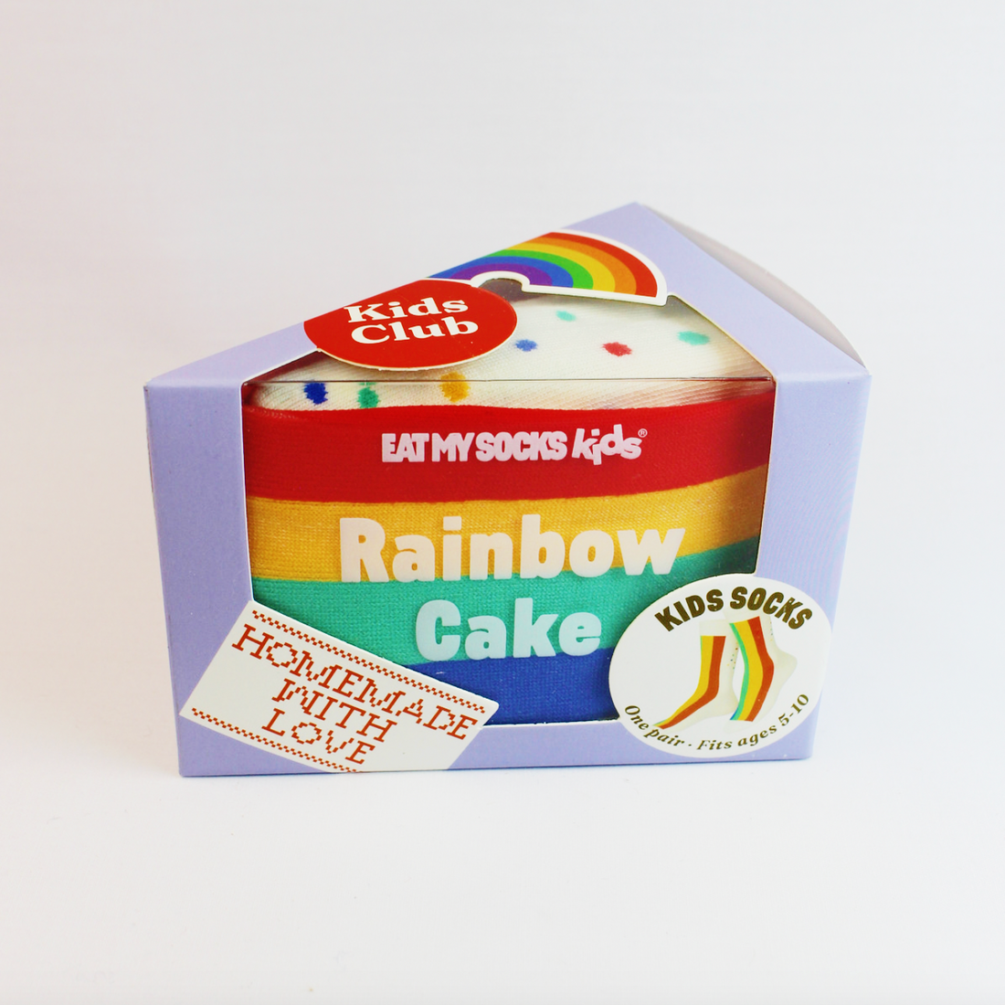 Rainbow Cake Socks