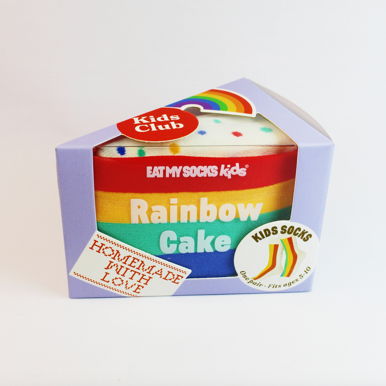 Rainbow Cake Socks