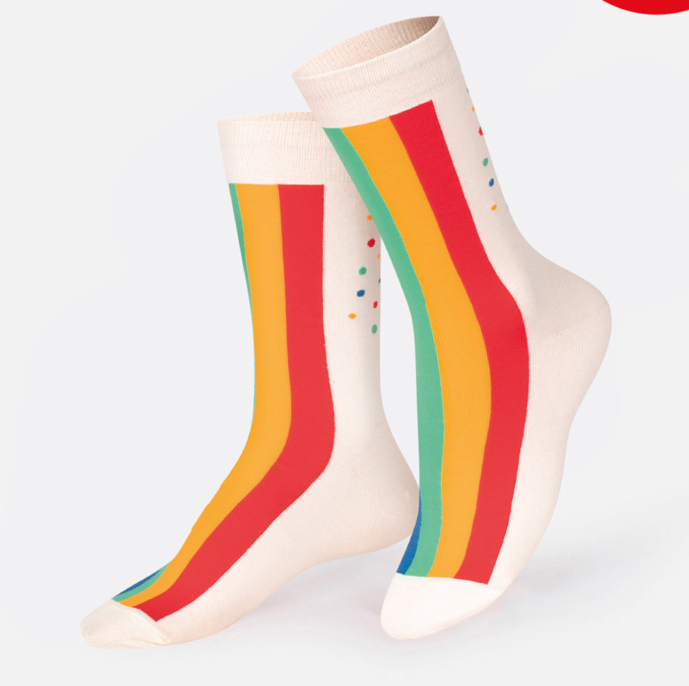 Rainbow Cake Socks