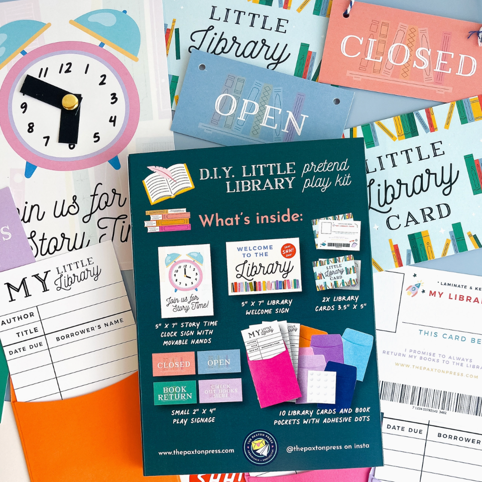 D.I.Y. Little Library Pretend Play Kit