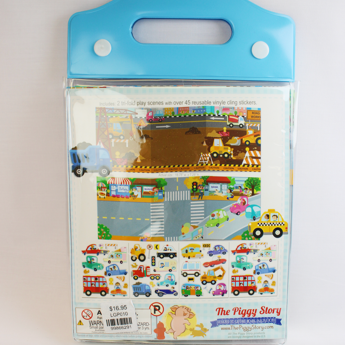 Cars &amp; Trucks Reusable Sticker Activity Tote