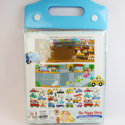 Cars &amp; Trucks Reusable Sticker Activity Tote