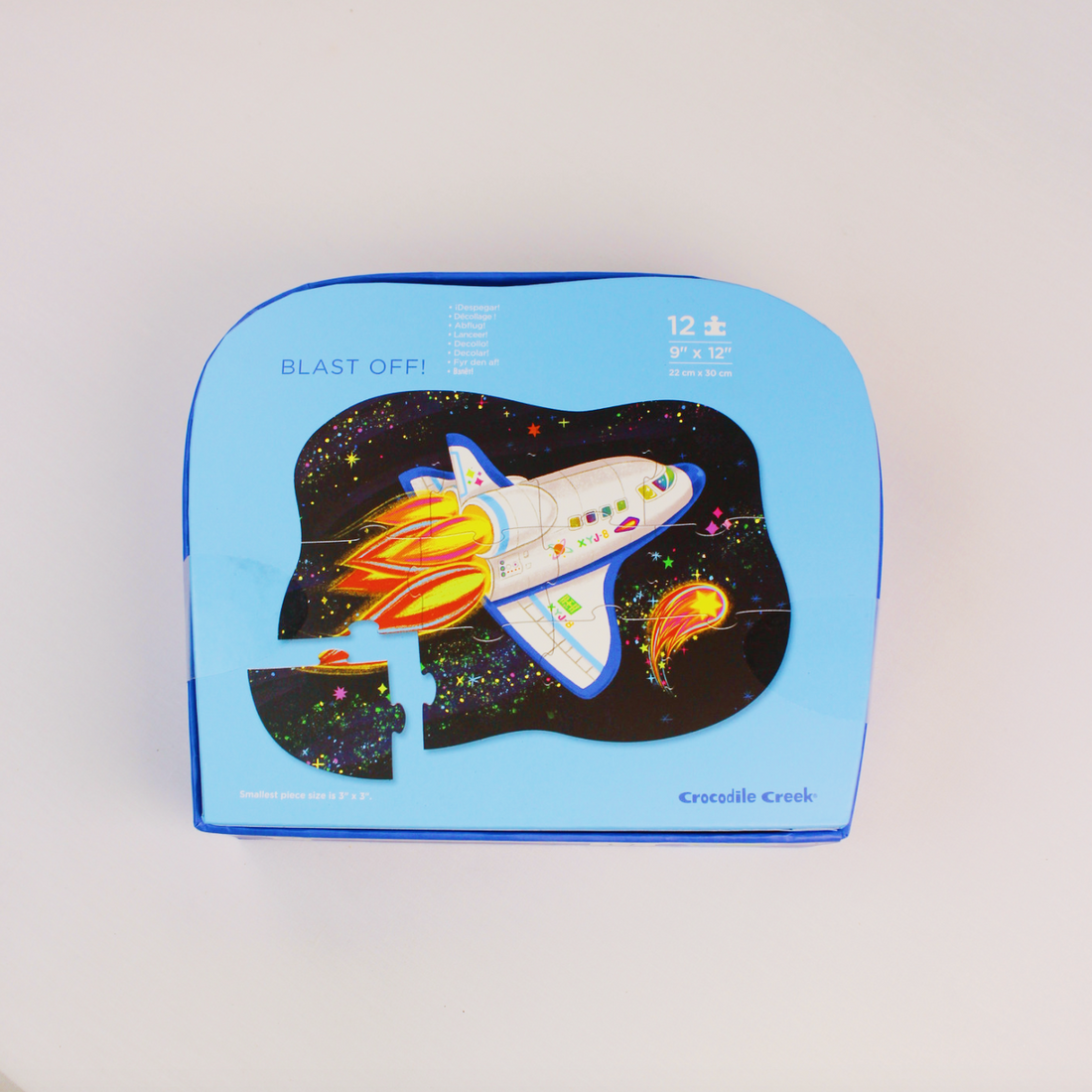 12 Piece Blast Off Mini Puzzle