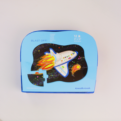 12 Piece Blast Off Mini Puzzle